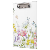 水の色ワイルドフラワーサマーメドウフローラ クリップボード (左)