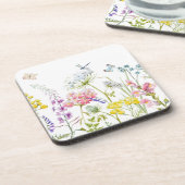 水の色ワイルドフラワーサマーメドウフローラ コースター (左側)