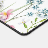 水の色ワイルドフラワーサマーメドウフローラ デスクマット (コーナー)