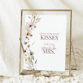 水の色ワイルドフラワーシャワーどのように多くのキスゲーム ポスター