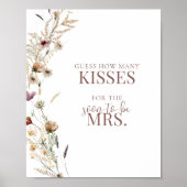 水の色ワイルドフラワーシャワーどのように多くのキスゲーム ポスター (正面)