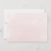 水の色ワイルドフラワーティーパーティーブライダルシャワー 案内状 (裏面)