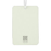 水の色ワイルドフラワーバイブル聖なる書物、 経典 カーエアーフレッシュナー (裏面)