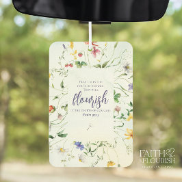 水の色ワイルドフラワーバイブル聖なる書物、 経典 カーエアーフレッシュナー