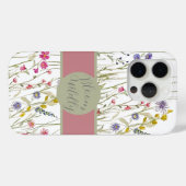 水の色ワイルドフラワーバラとセージ開花ワイルドC Case-Mate iPhoneケース (裏面 (横))
