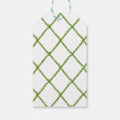 水の色ワイルドフラワーフローラ結婚ズサンキュー ギフトタグ (裏面)