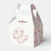 水の色ワイルドフラワーベビーシャワーお気に入りボックス – ほこり フェイバーボックス (正面サイド)