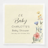 水の色ワイルドフラワーベビーシャワー (正面)