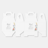 水の色ワイルドフラワーベビーシャワー フェイバーボックス (見開き)