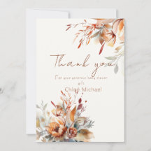 水の色ワイルドフラワーベビーシャワー