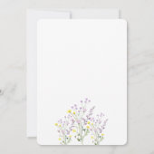 水の色ワイルドフラワーマザーズデイブランチ 招待状 (裏面)