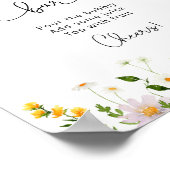 水の色ワイルドフラワーマモサバーポスター ポスター (角)