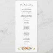 水の色ワイルドフラワー春サマーアー結婚チ プログラム (裏面)