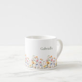 水の色ワイルドフラワー春メドーヴァレンティーンズデイ エスプレッソカップ (正面右)