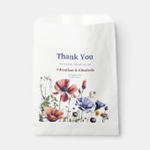 水の色ワイルドフラワー結婚ズ フェイバーバッグ (正面)