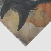 水の色ワイルドブラックホース切り離し 薄葉紙 (詳細)