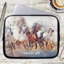 水の色ワイルドランニングラップトップスリーブ