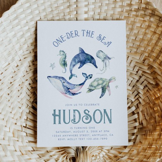 水の色ワンダーザシー招待状 招待状