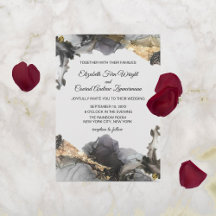 水の色ヴァネッサ黒、白とスパークリー金ゴールド