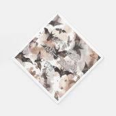 水の色不気味こうもりハロウィンファンタスティックランチ スタンダードランチョンナプキン (角)