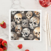 水の色不気味スカルハロウィーンモノグラム (インサイチュ)