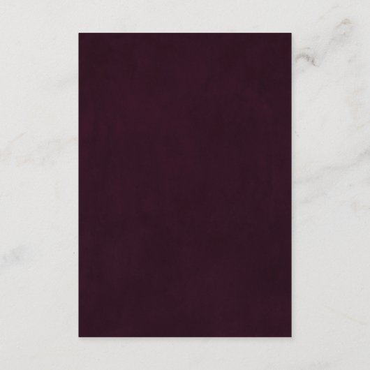 水の色図解入りの、写真付きの秋の結婚式の願い エンクロージャーカード (裏面)