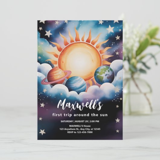 水の色宇宙最初の日のまわりにの旅 招待状 (スタンド正面)