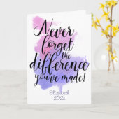 水の色忘れあなたが作った違い カード (黄色い花)