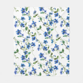 水の色忘れは花ではない フリースブランケット