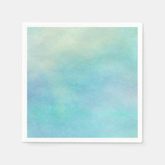 水の色数々の色の海の影すべてのオプション スタンダードカクテルナプキン (正面)