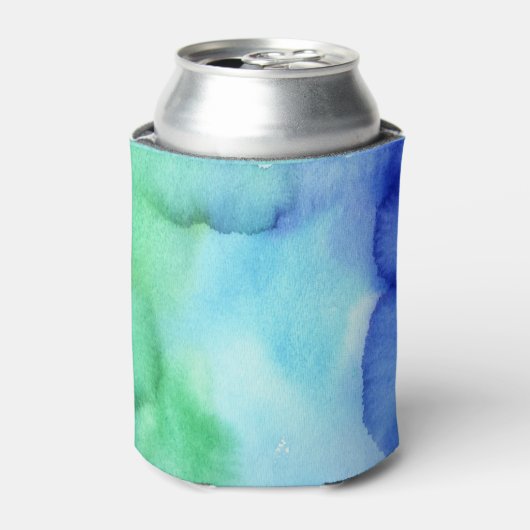 水の色数々の色の海の影(3)すべてのオプション 缶クーラー (缶正面)