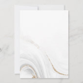 水の色日付の保存招待状 セーブザデート (裏面)