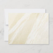 水の色梨のフローラガーデンベビーシャワー空白の サンキューカード (裏面)