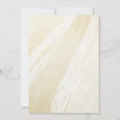 水の色梨のフローラガーデンベビーシャワー サンキューカード (裏面)