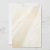 水の色梨のフローラガーデンベビーシャワー 招待状 (裏面)