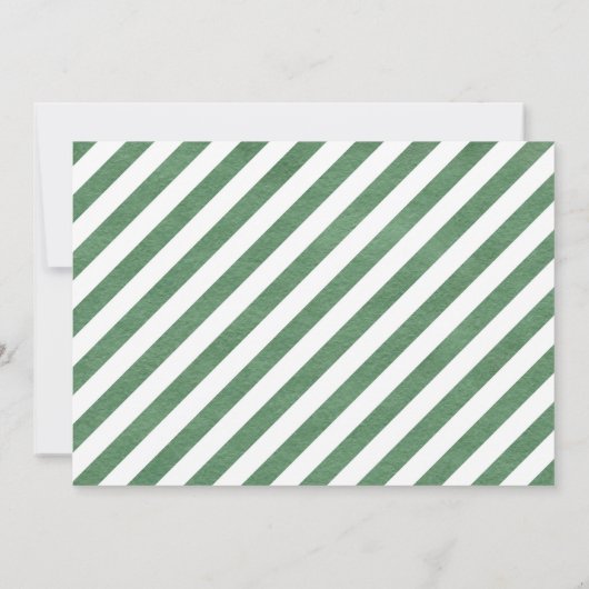 水の色男の子の森の動物の赤ちゃんシャワー 招待状 (裏面)