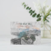 水の色素晴らしの壁中国はがき – 歴史的 ポストカード (スタンド正面)