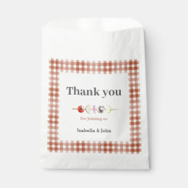 水の色素朴ありがとう赤ちゃんシャワー フェイバーバッグ