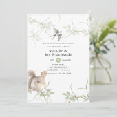 水の色素朴の森のブリデスメイド昼食会 招待状 (スタンド正面)