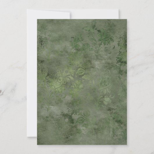 水の色素朴ウッドランドクリスマストラックパーティー 招待状 (裏面)