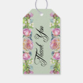 水の色素朴フローラありがとうギフトラベル ギフトタグ (裏面)