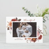 水の色素朴フローラブーケ感謝祭 シーズンカード (スタンド正面)