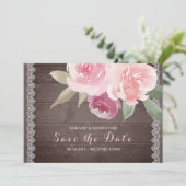 水の色素朴フローラレースは日付を保存 セーブザデート (スタンド正面)