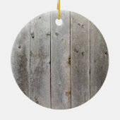 水の色素朴フローラ写真と年の休日 セラミックオーナメント (裏面)