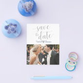 水の色素朴フローラ結婚式の日付を保存F チラシ (シングル)