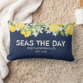 水の色素朴レモンのボート名ランバーピロー ランバークッション (ブランケット)