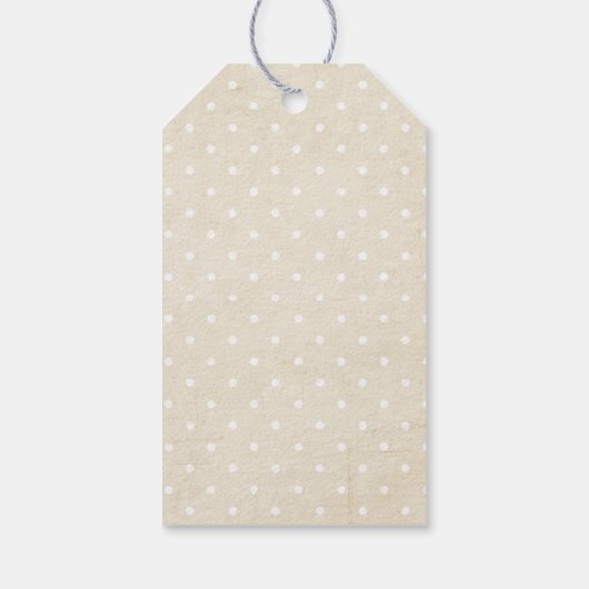 水の色素朴出生クリスチャンクリスマス ギフトタグ (裏面)