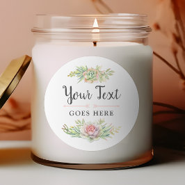 水の色素朴多肉砂漠サボホ ラウンドシール