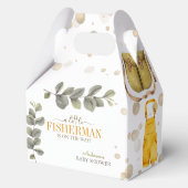 水の色素朴小さな漁師の赤ちゃんシャワー フェイバーボックス (正面)