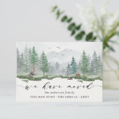 水の色素朴我々はスクリプト松の木を移動した 案内状 (スタンド正面)